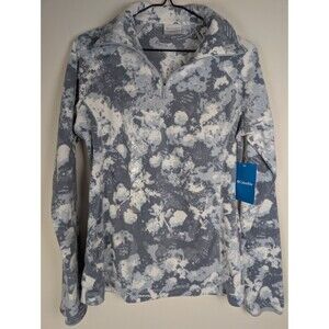 Columbia Women’s Fleece Arctic Air Printed Half Zip Pullover Jacket NEW Small